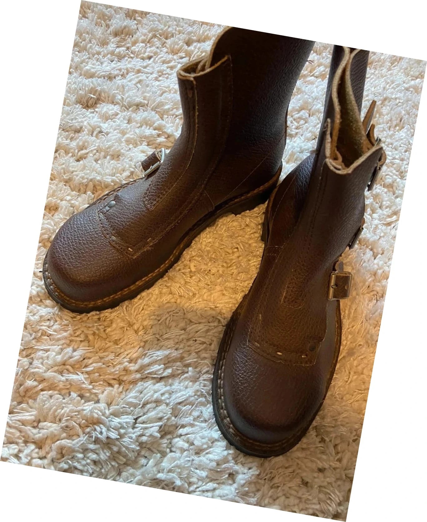 Bottines en cuir vintage Austrasia-Trigar