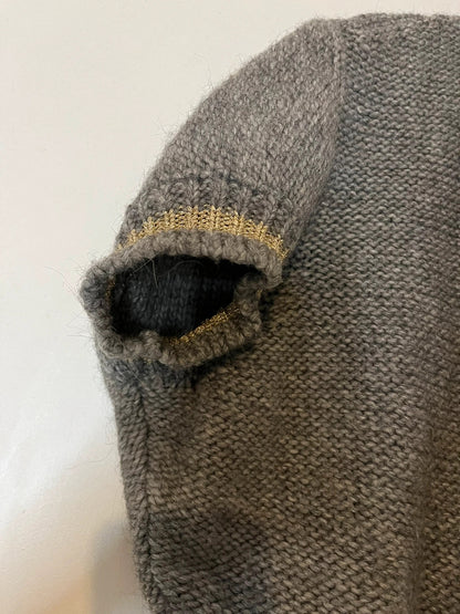Cardigan Maje tressé manches courtes