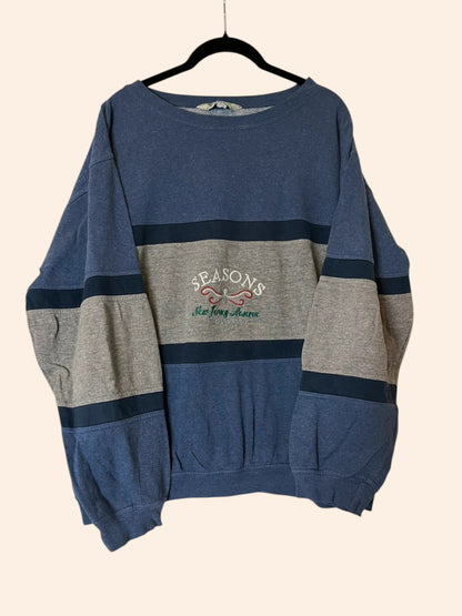 Sweat vintage avec broderie