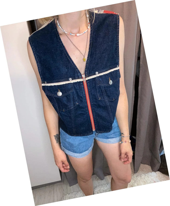 Veste sans manches Jean-Paul Gaultier vintage