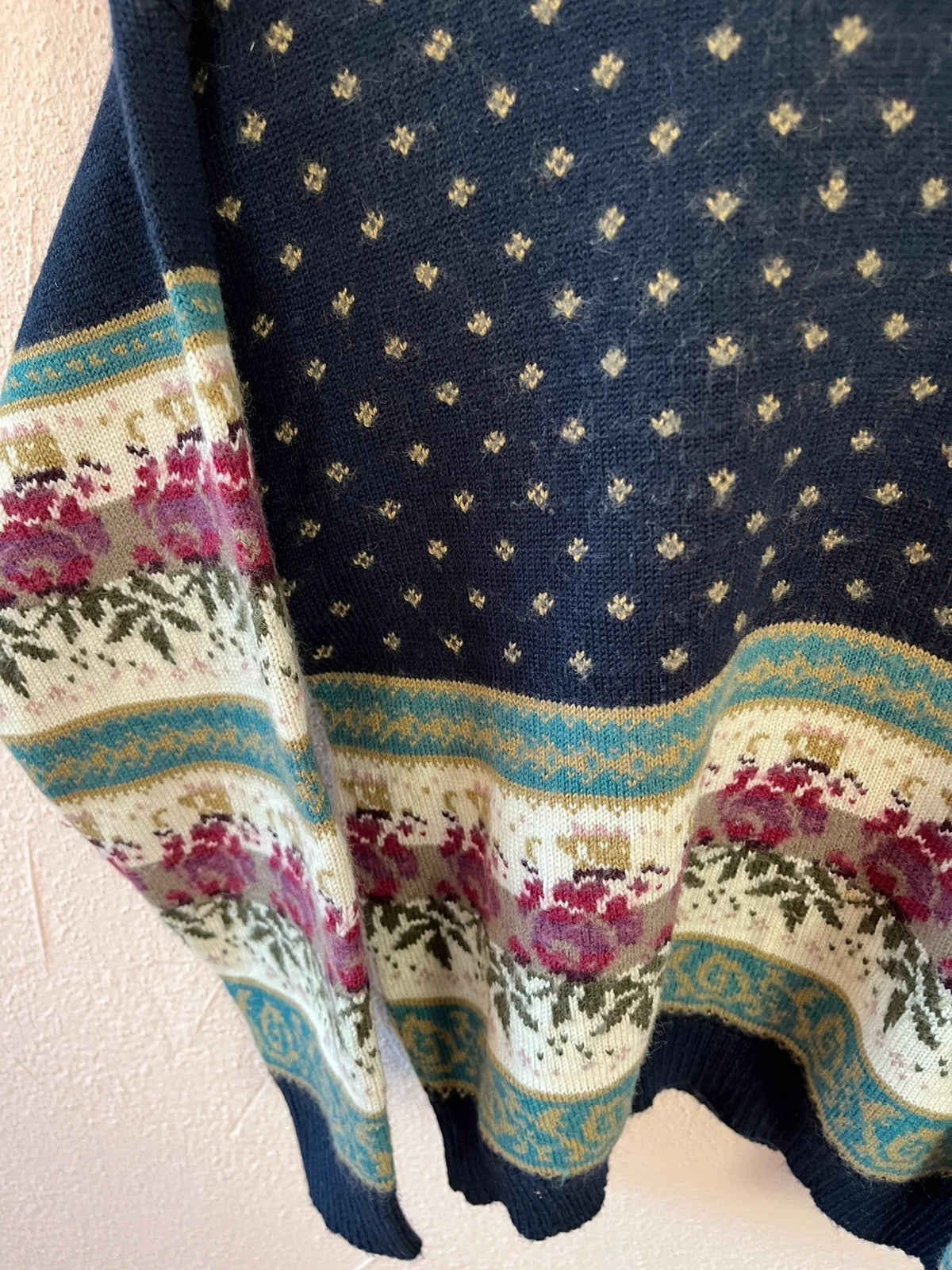 Pull vintage en laine
