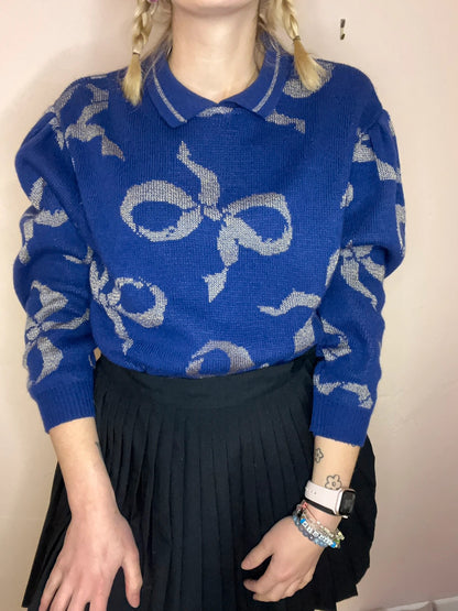 Pull vintage noeuds