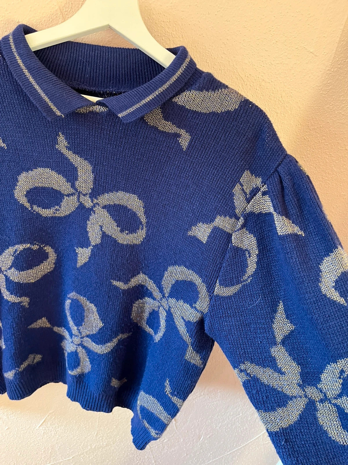 Pull vintage noeuds