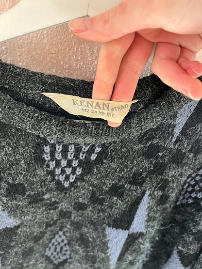 Pull vintage à motifs