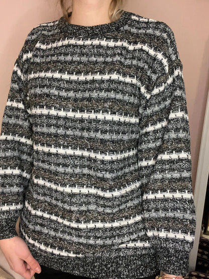 Pull vintage à motifs