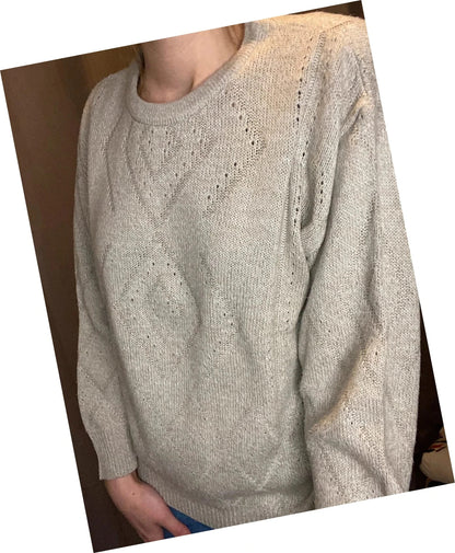 Pull vintage en maille