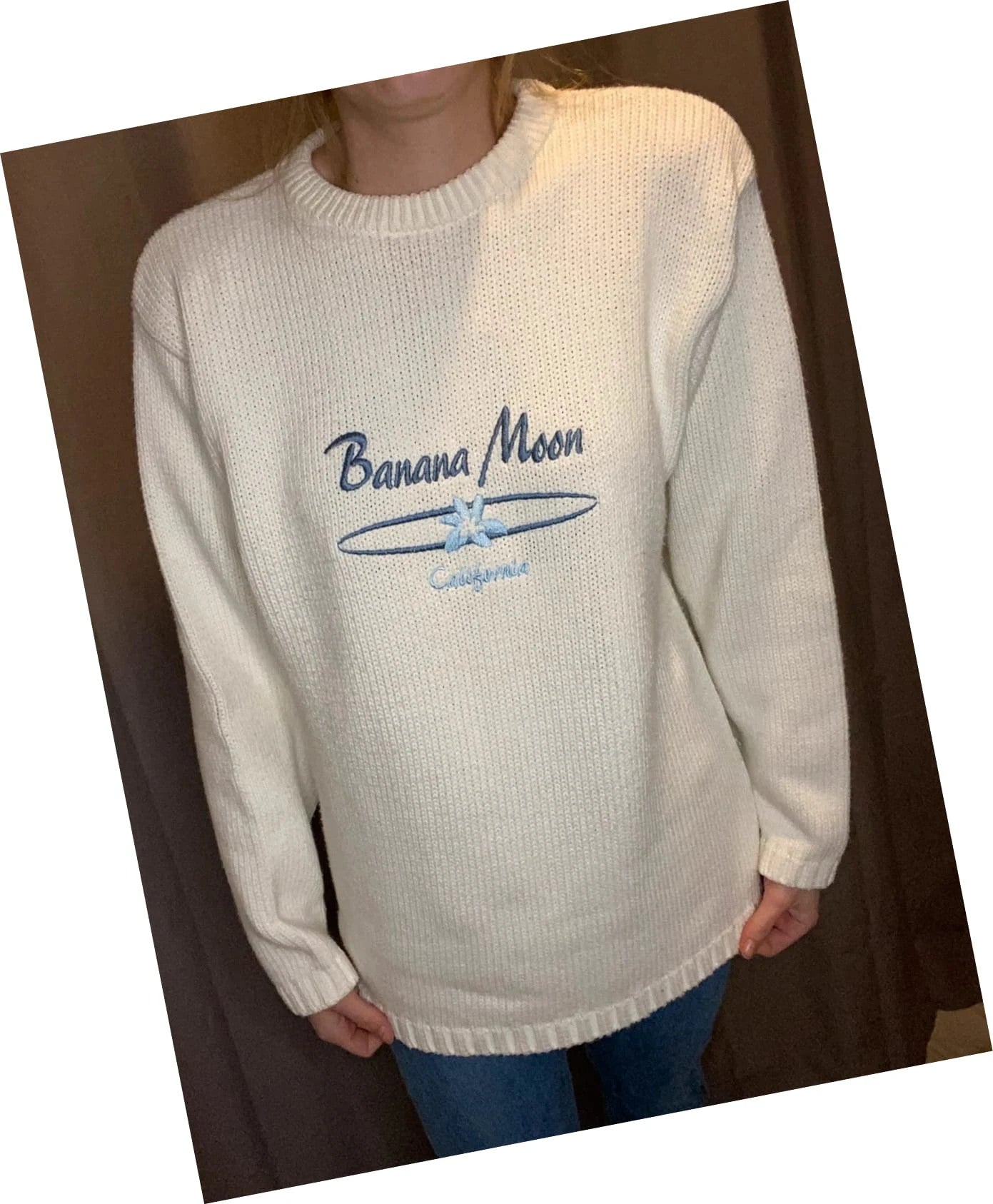 Pull vintage Banana Moon