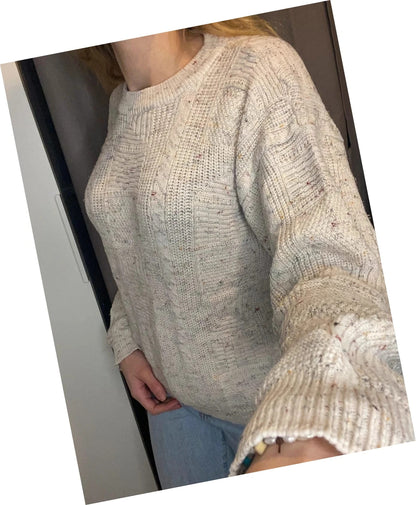 Pull vintage en maille