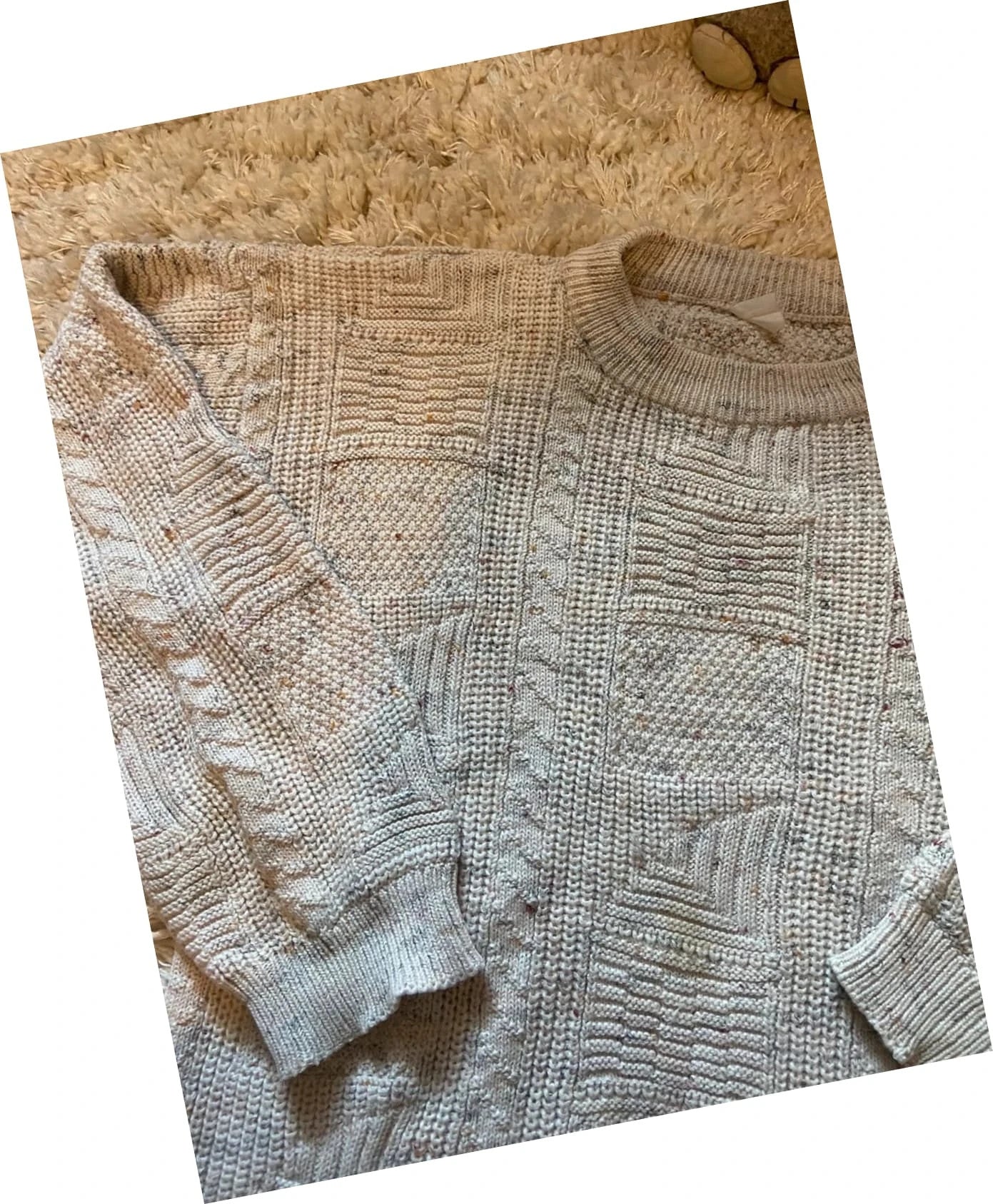 Pull vintage en maille