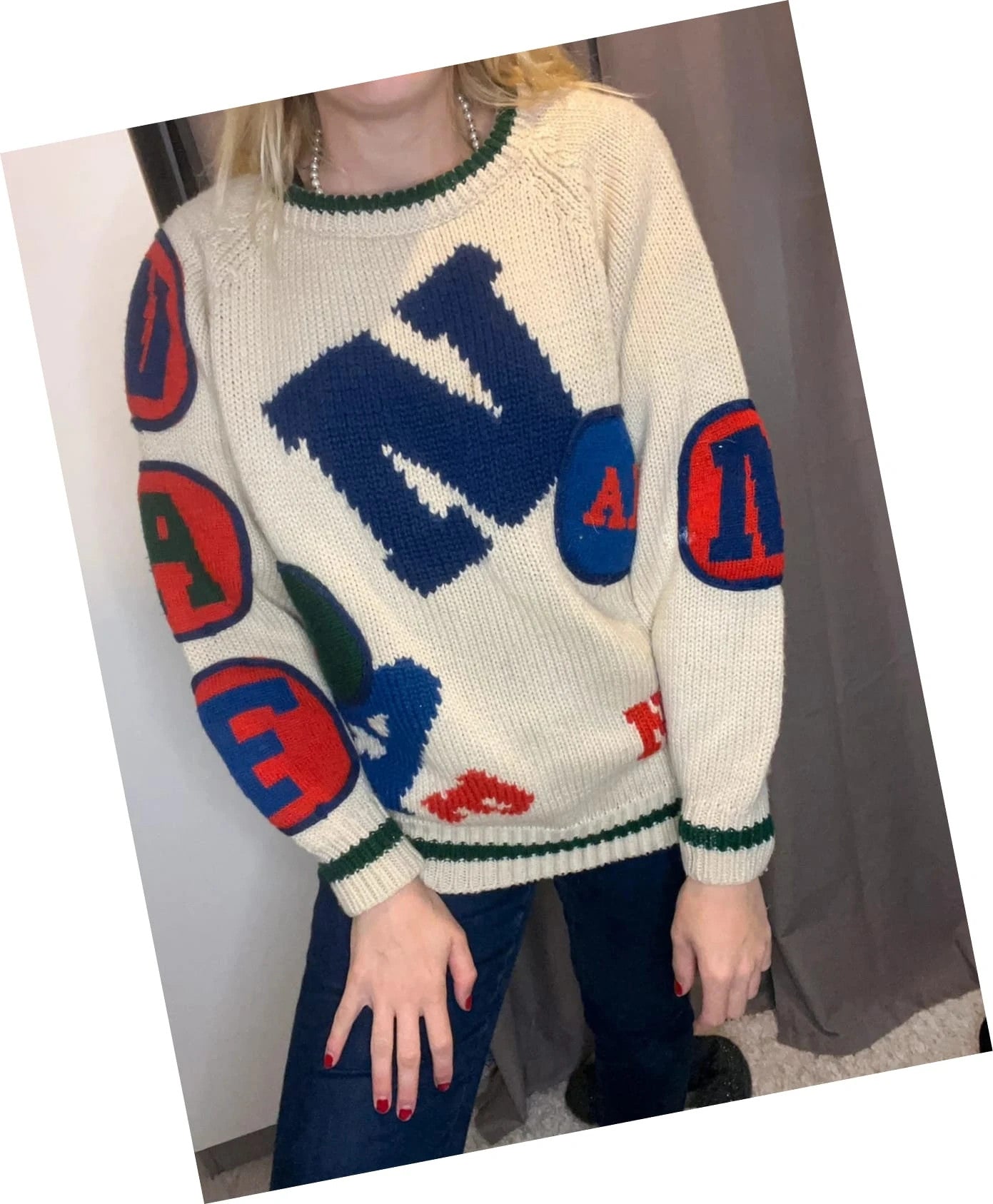 Pull vintage Nafnaf années 80