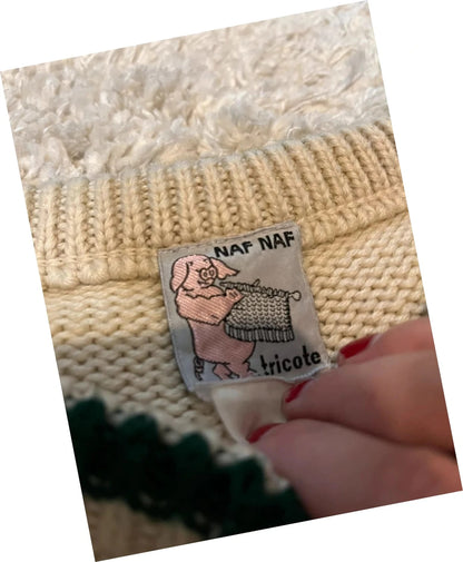 Pull vintage Nafnaf années 80