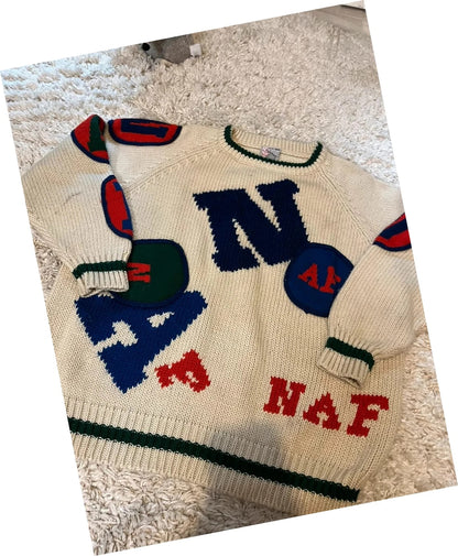 Pull vintage Nafnaf années 80