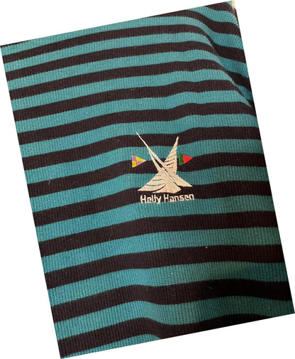 Pull vintage rayé Helly Hansen