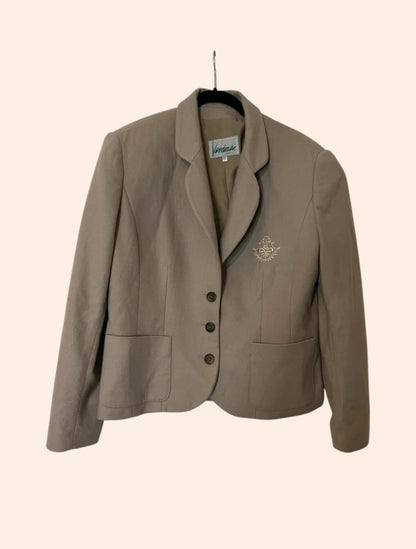 Blazer vintage en laine Verdosa Paris
