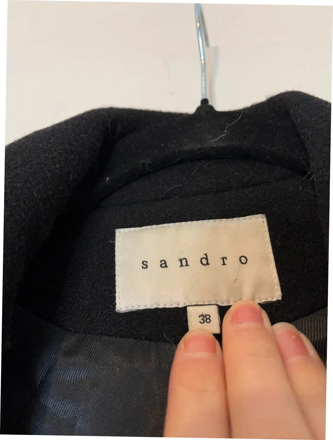 Manteau long Sandro en laine