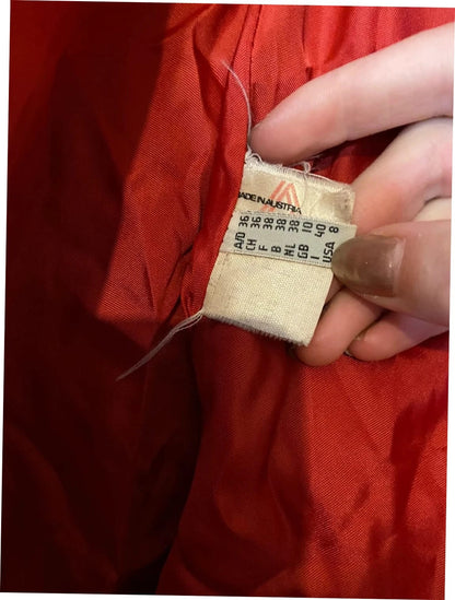 Manteau/Cape vintage en laine et cachemire