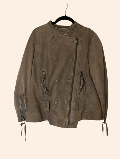 Veste en cuir d’agneau Barbara bui