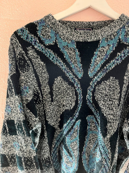 Pull vintage à motifs