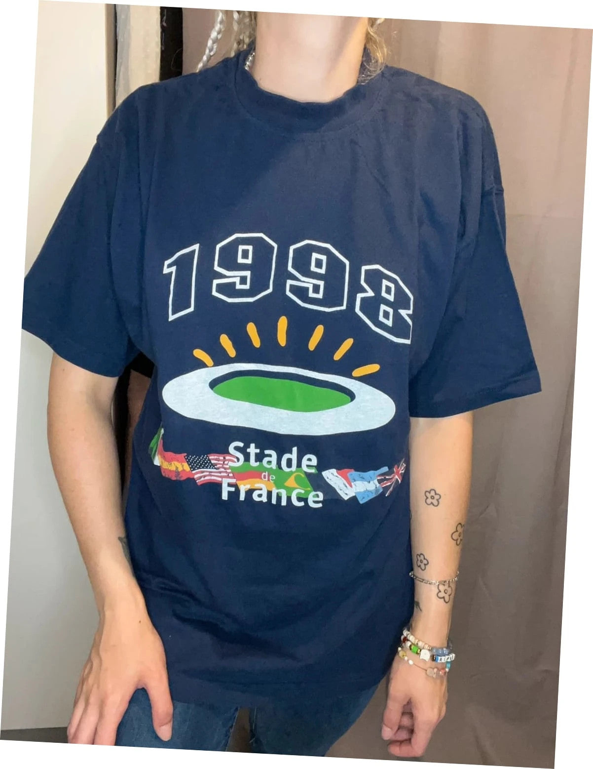 T-shirt vintage stade de France 1998