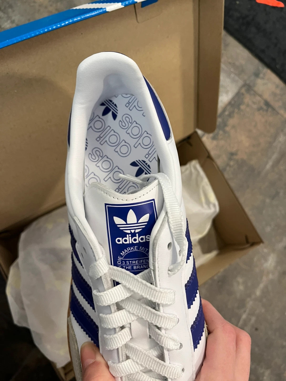 Adidas Samba OG White/violet/gum