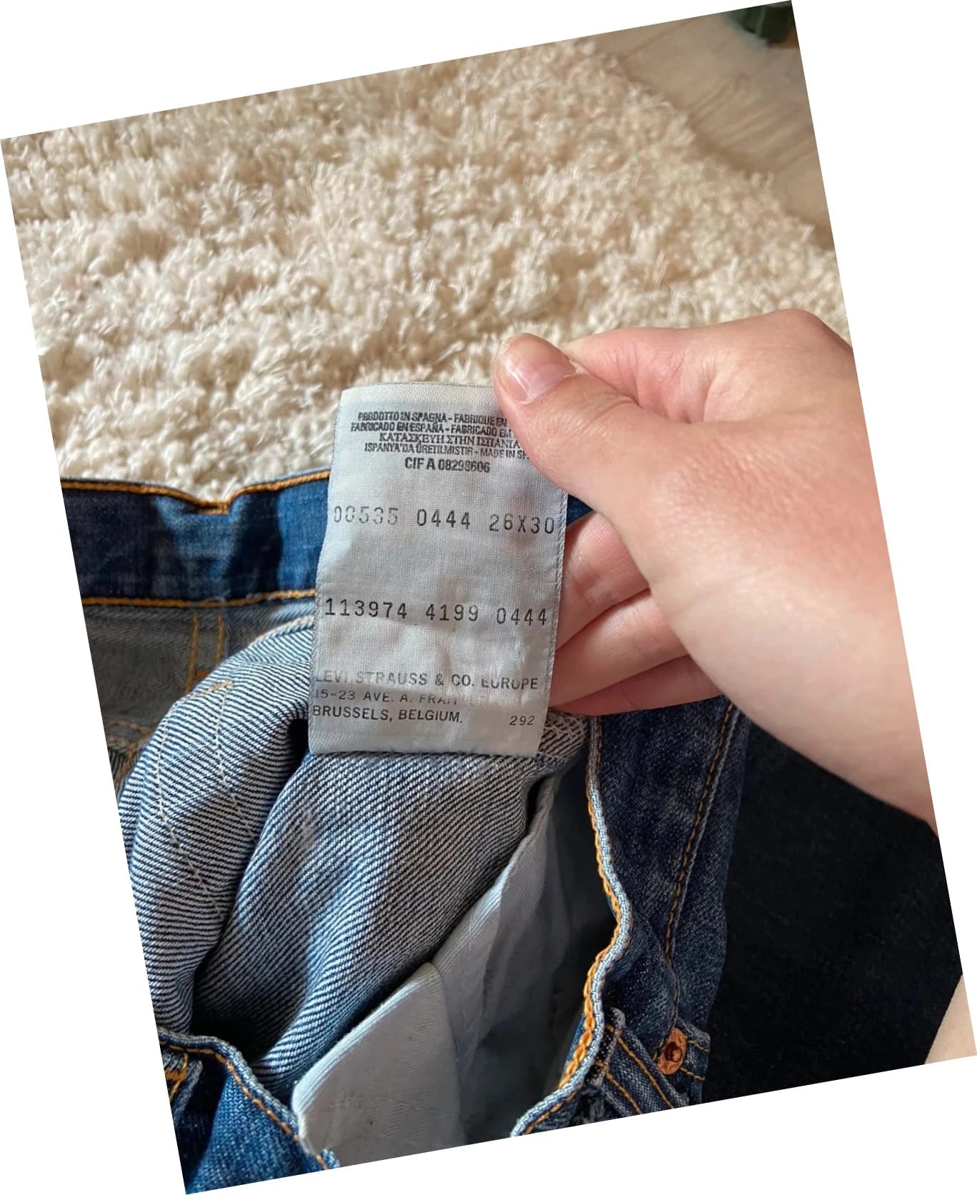 Levis 535 vintage