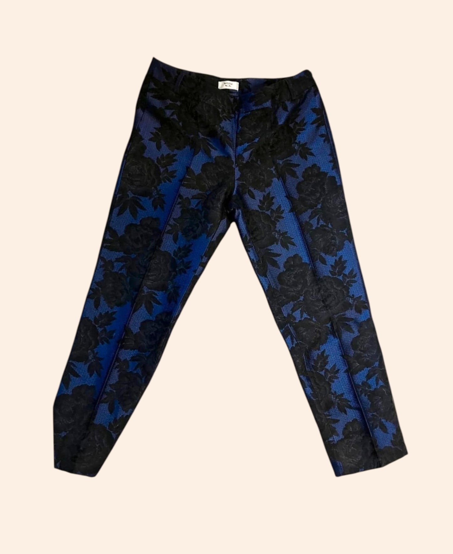 Pantalon droit Weill à fleurs