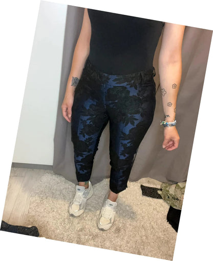 Pantalon droit Weill à fleurs