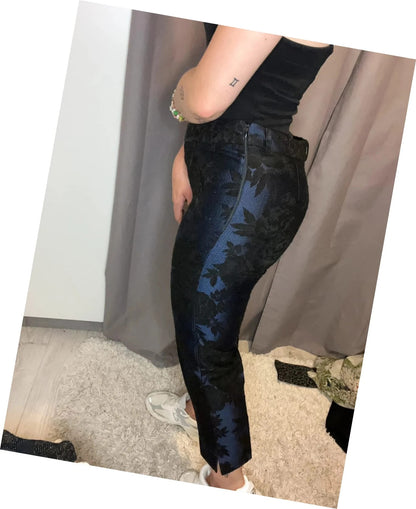 Pantalon droit Weill à fleurs