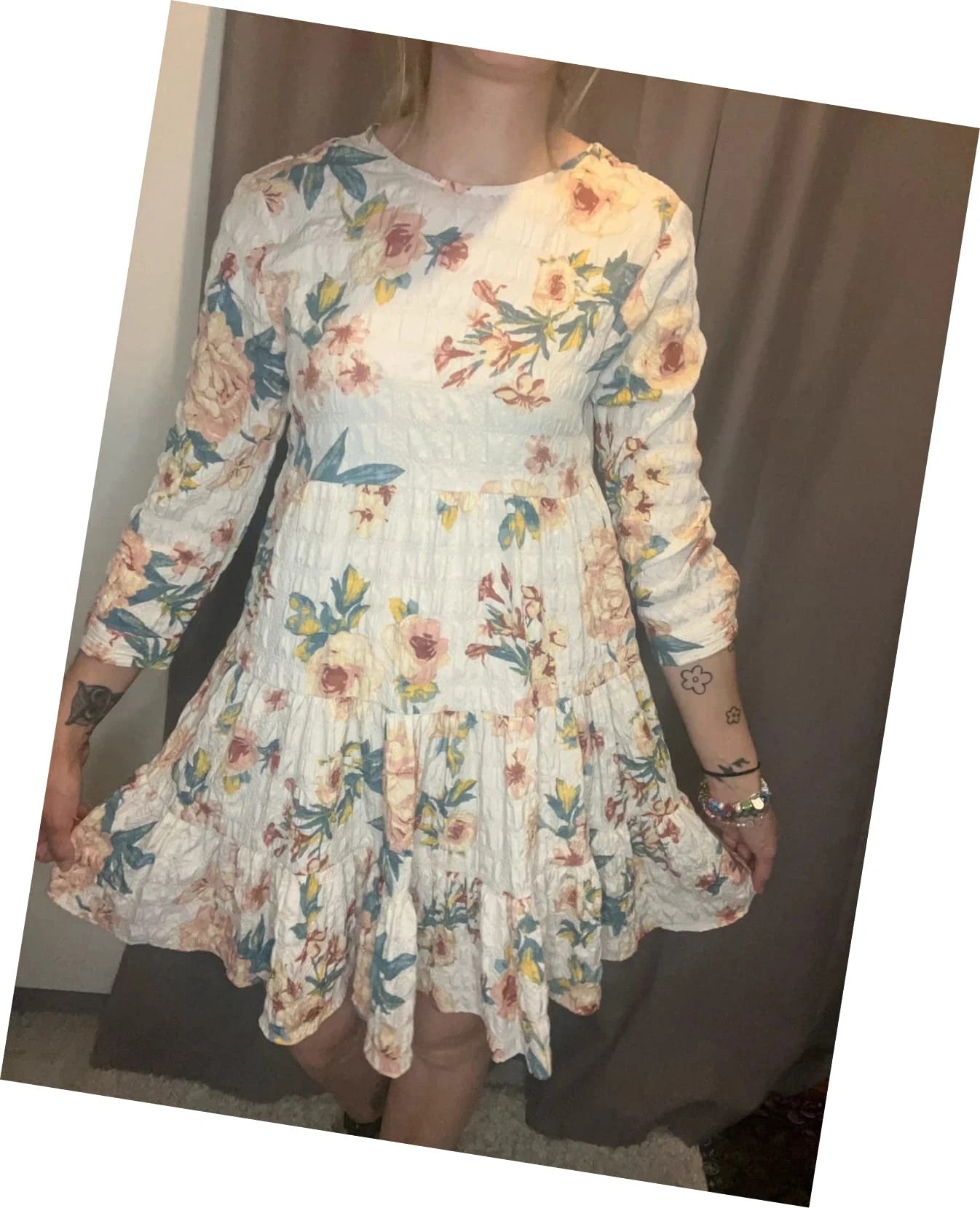 Robe fleurie Zara