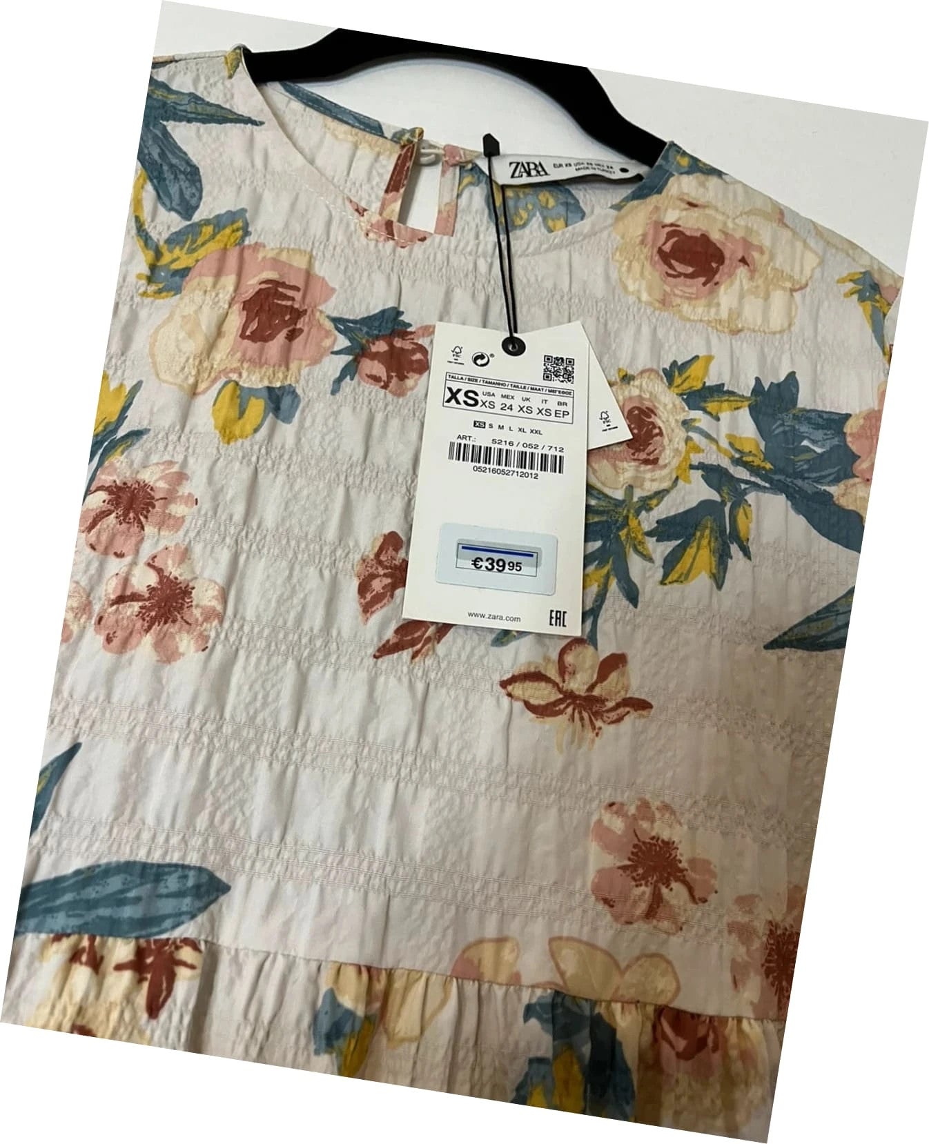 Robe fleurie Zara