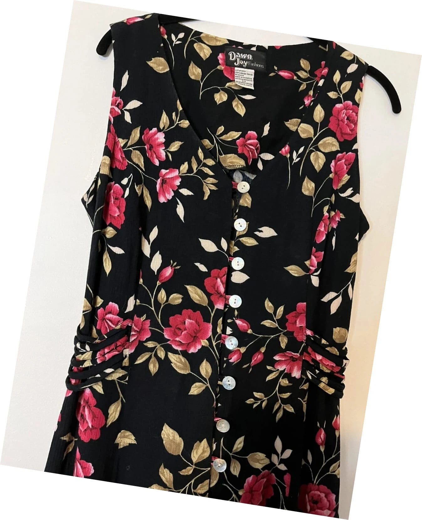 Robe vintage à fleurs