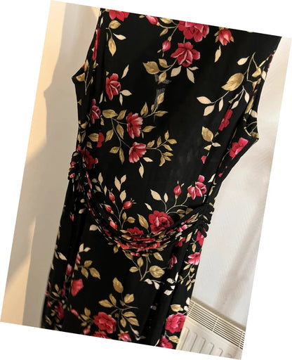 Robe vintage à fleurs