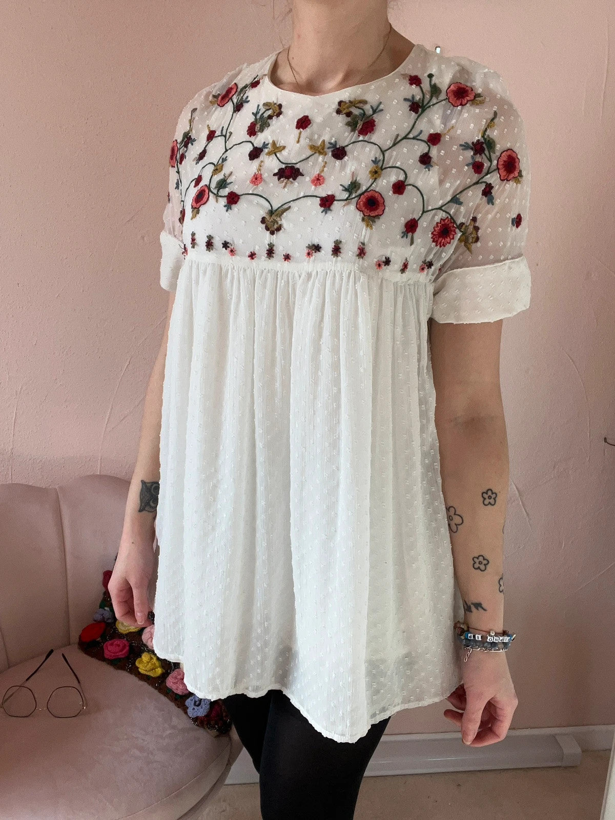 Robe Zara à fleurs
