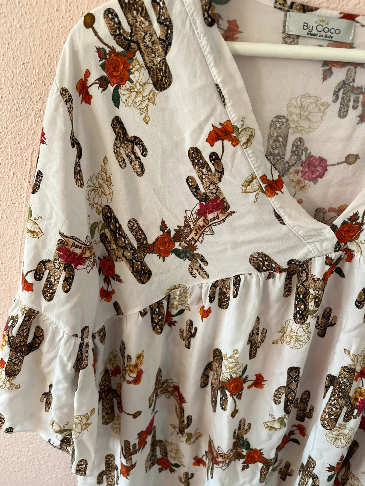 Robe à motifs cactus