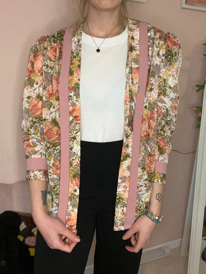 Kimono vintage à fleurs