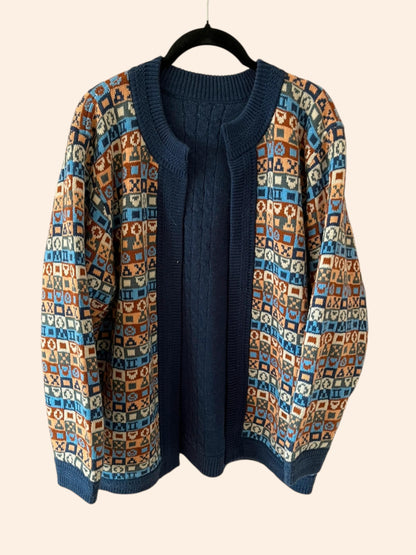 Gilet vintage réversible