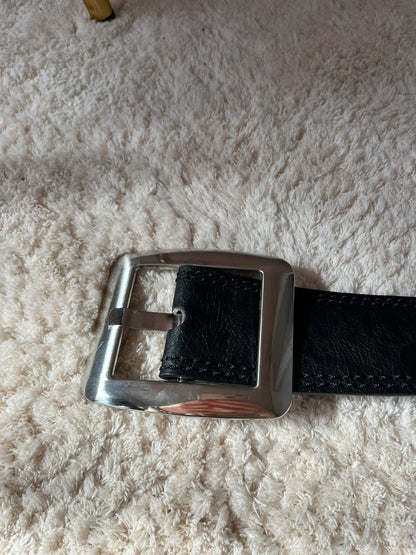 Ceinture vintage grosse boucle
