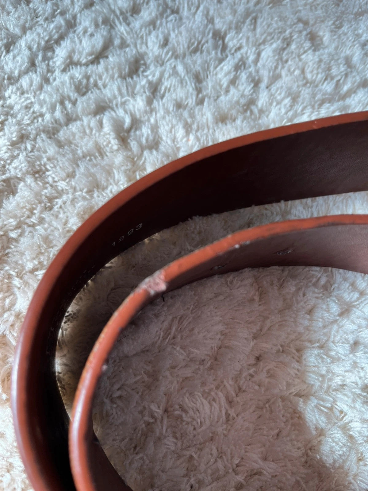 Ceinture vintage grosse boucle