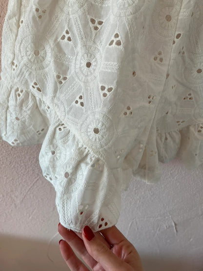 Short en broderie anglaise Rinascimento