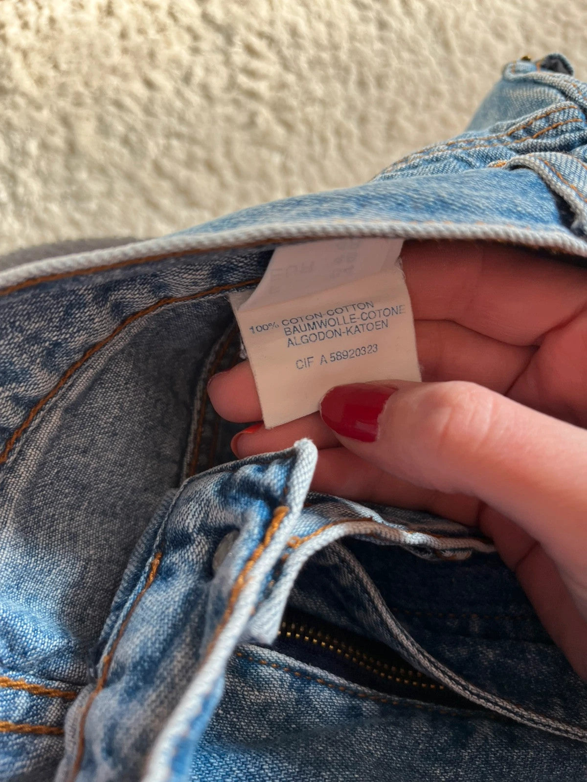 Mini Short en jean vintage