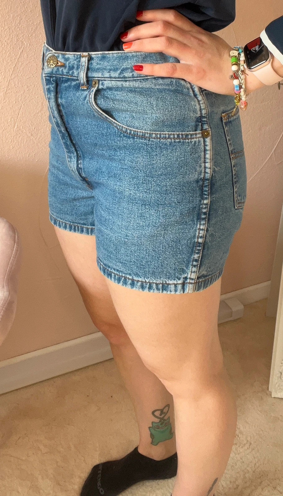 Mini Short en jean vintage
