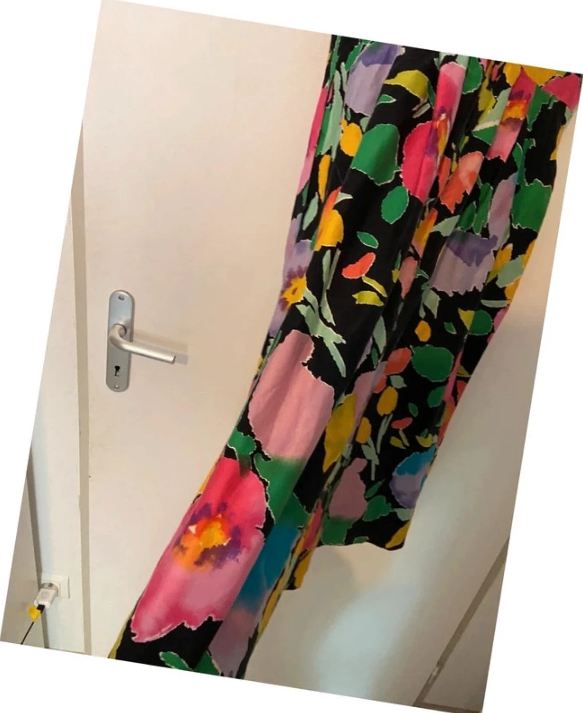Robe à fleurs vintage