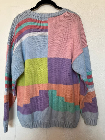 Gilet vintage pastel