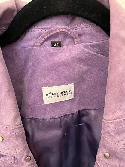 Perfecto en cuir suédé