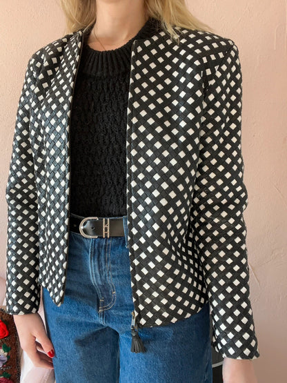 Veste Madeleine en cuir