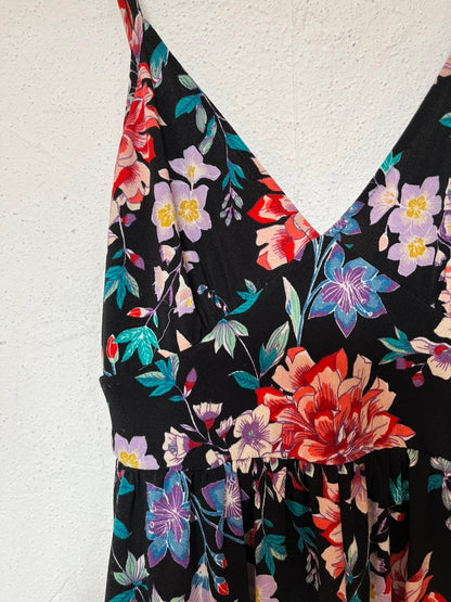 Combi-short à fleurs
