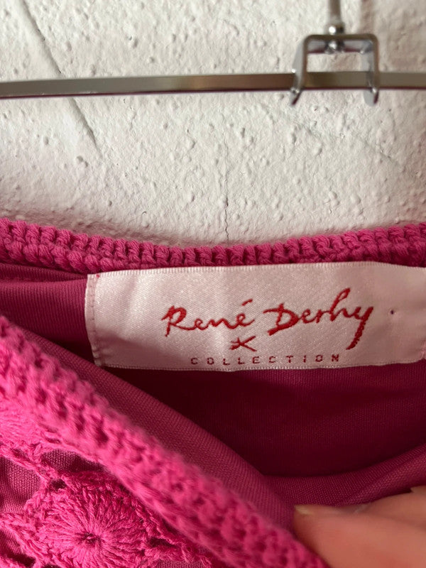 Robe de plage en dentelle René Derhy