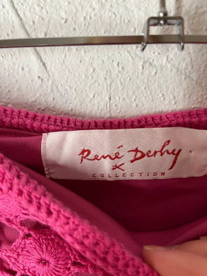 Robe de plage en dentelle René Derhy
