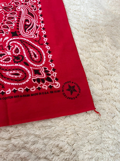 Bandana vintage Made in USA 50x50