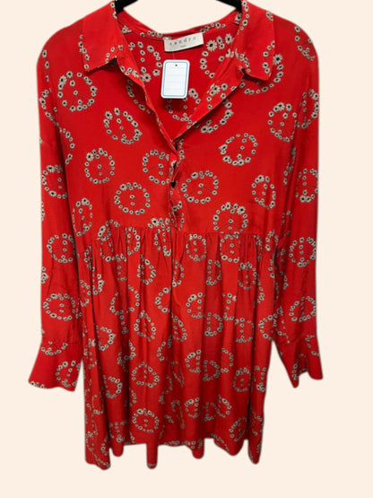 Robe en soie Sandro